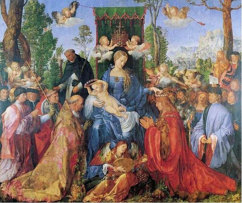 Święto Różańca   Albrecht Dürer