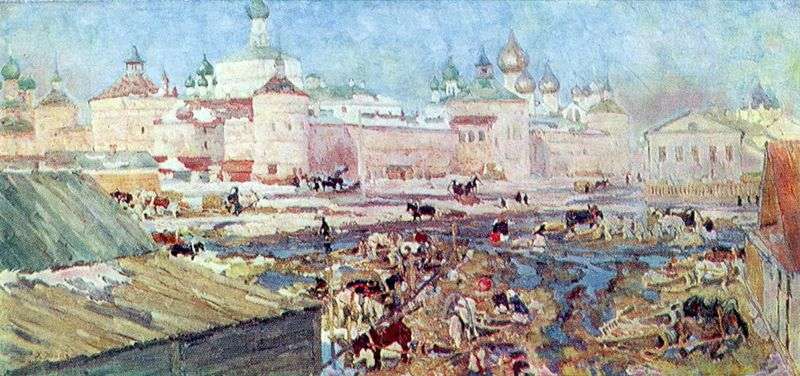 Niebieski dzień. Rostov Veliky   Konstantin Yuon