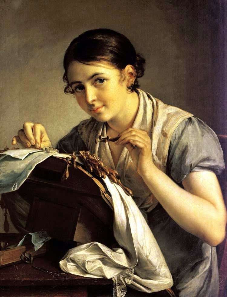 Lacemaker   Vasily Tropinin