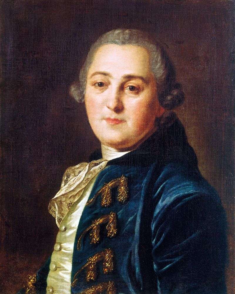 Portret N. A. Demidov   Fedor Rokotov